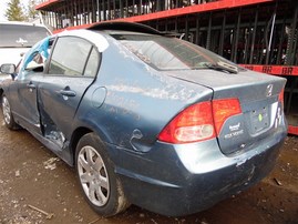 2008 Honda Civic LX Blue Sedan 1.8L Vtec AT #A23656